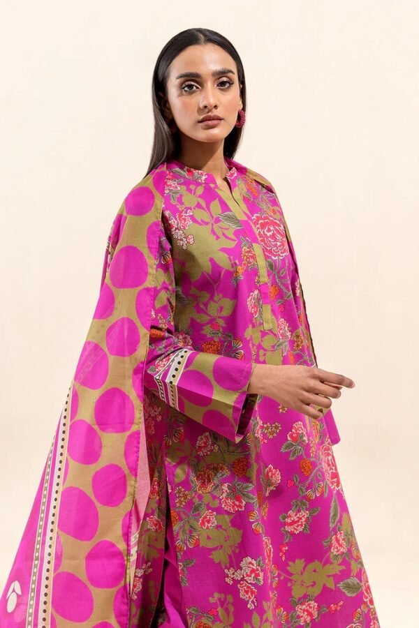 BEECHTREE 3Pc-Unstitched Lawn Suit