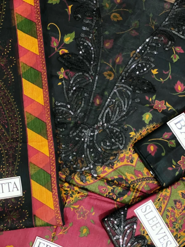 Maria.B 3 Piece Unstitched Embroidered Suit - Image 6