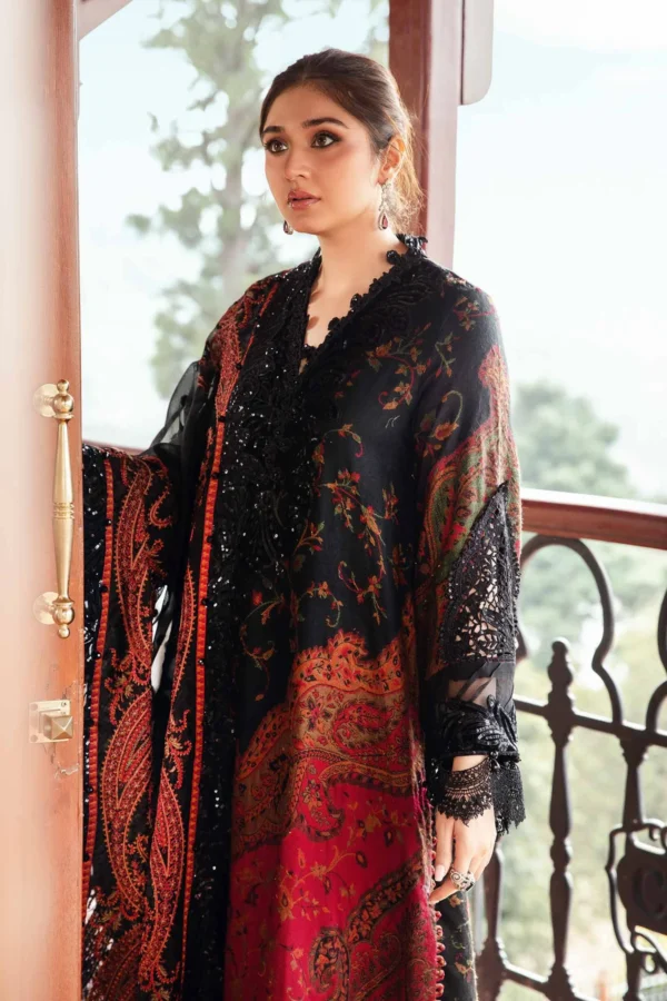 Maria.B 3 Piece Unstitched Embroidered Suit - Image 5