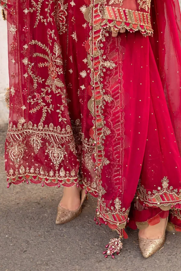 MARIA B CHIFFON 3 PIECE SUIT 2025 - Image 4