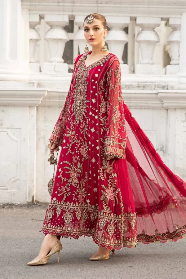 MARIA B CHIFFON 3 PIECE SUIT 2025 - Image 5