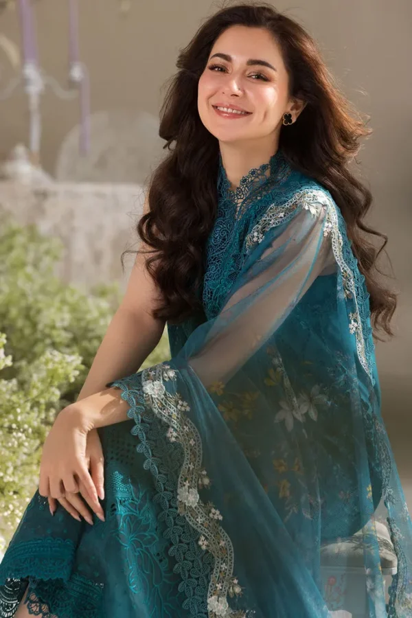 SOBIA NAZIR Design 2A Luxury Lawn 2025 Unstitched 3 PIECE - Image 4